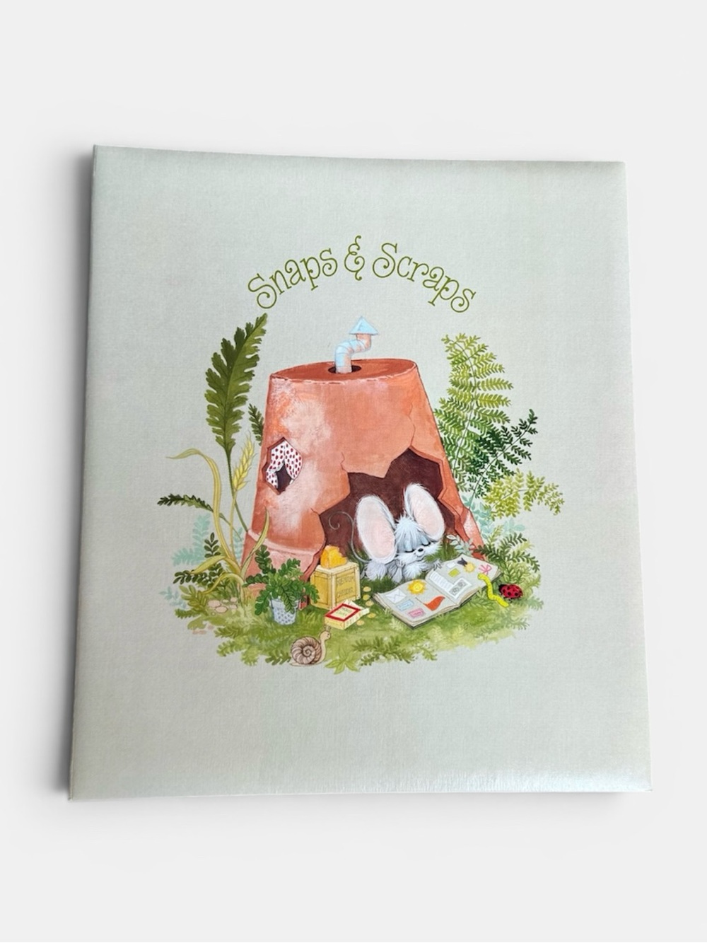 New/NIB 1976 scrapbook, Hallmark “Snaps & Scraps”